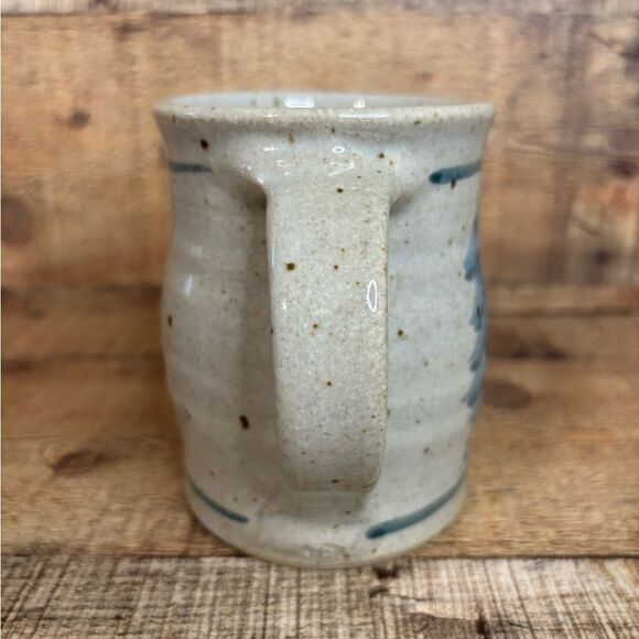 Minnesota Souvenir Coffee Mug Signed JB Hand Thrown Pottery Stoneware Gray - Picture 4 of 10